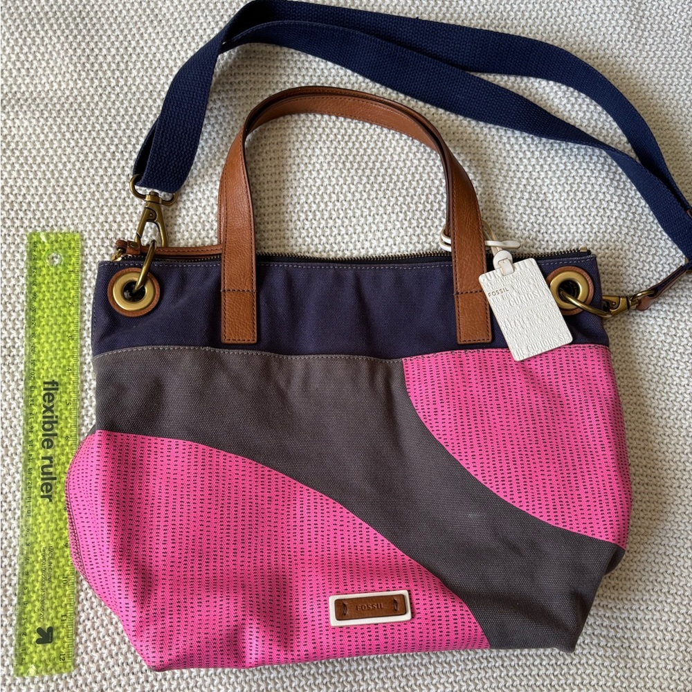 Fossil Canvas Tote Bag